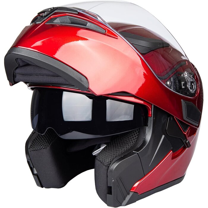 Casque moto modulaire noir mat XXL - Jusqu'à 34% de réduction