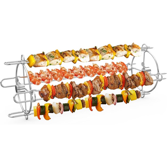 Kit de 4 brochettes pour rotissoire barbecue - Jusqu'à -27% sur l'outlet