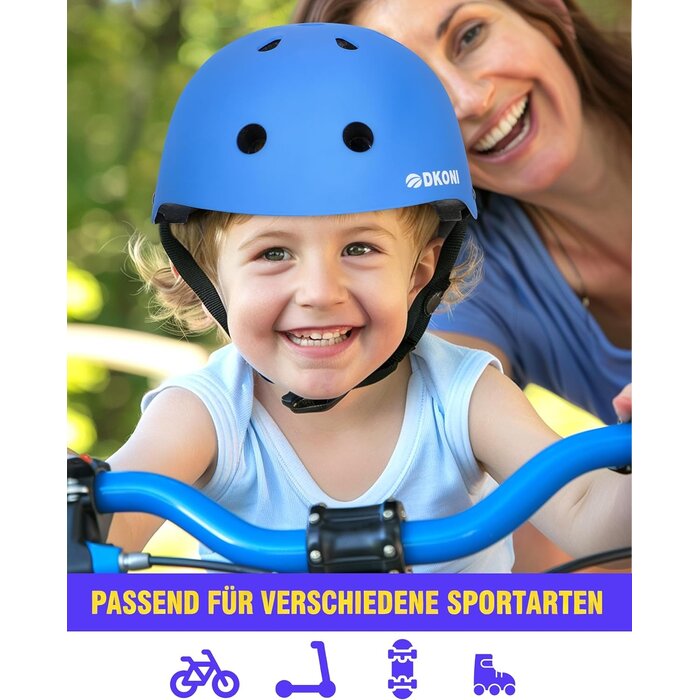 Casque multisport ajustable - Bleu - Jusqu'à 31% de remise