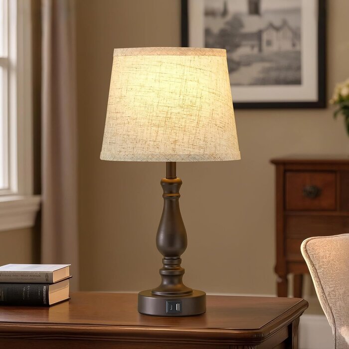 Lot de 2 lampes de chevet tactiles avec ports USB - Jusqu'à 33% de remise