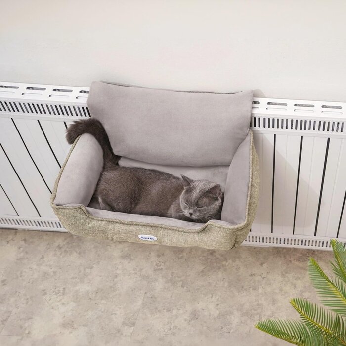 Hamac de radiateur pour chat - Beige - Jusqu'à -32% sur le prix