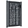 Portillon de jardin motif bambou anthracite 105x155 cm - Jusqu'à 35% de remise