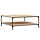 Table basse carrée 100x100x40 cm aspect chêne - Jusqu'à -29%
