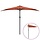 Parasol de balcon demi-lune Terracotta - 300 cm - Jusqu'à -33%