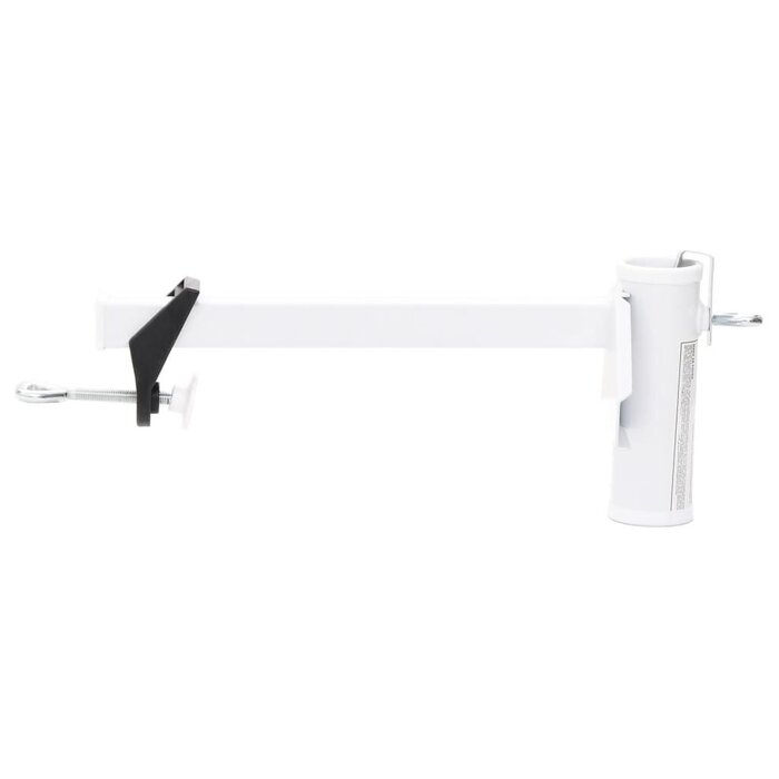 Vidaxl Support de parasol pour balcon en acier blanc - Jusqu'à -31%