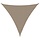 Voile d'ombrage triangulaire 3x3x3m Taupe - Jusqu'à -31% sur votre extérieur
