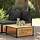 Table basse de jardin en acacia et acier - Jusqu'à -34% de remise