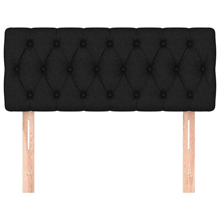 Vidaxl Tête de lit en tissu noir 90 cm - Jusqu'à -66% sur votre décoration