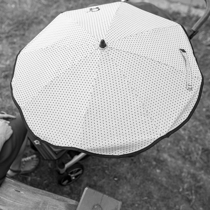 Parasol pour poussette et buggy Ø 70 cm - Gris - Jusqu'à -28%
