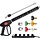 Pistolet de nettoyage haute pression 101 cm avec 5 buses - Jusqu'à 30% de remise