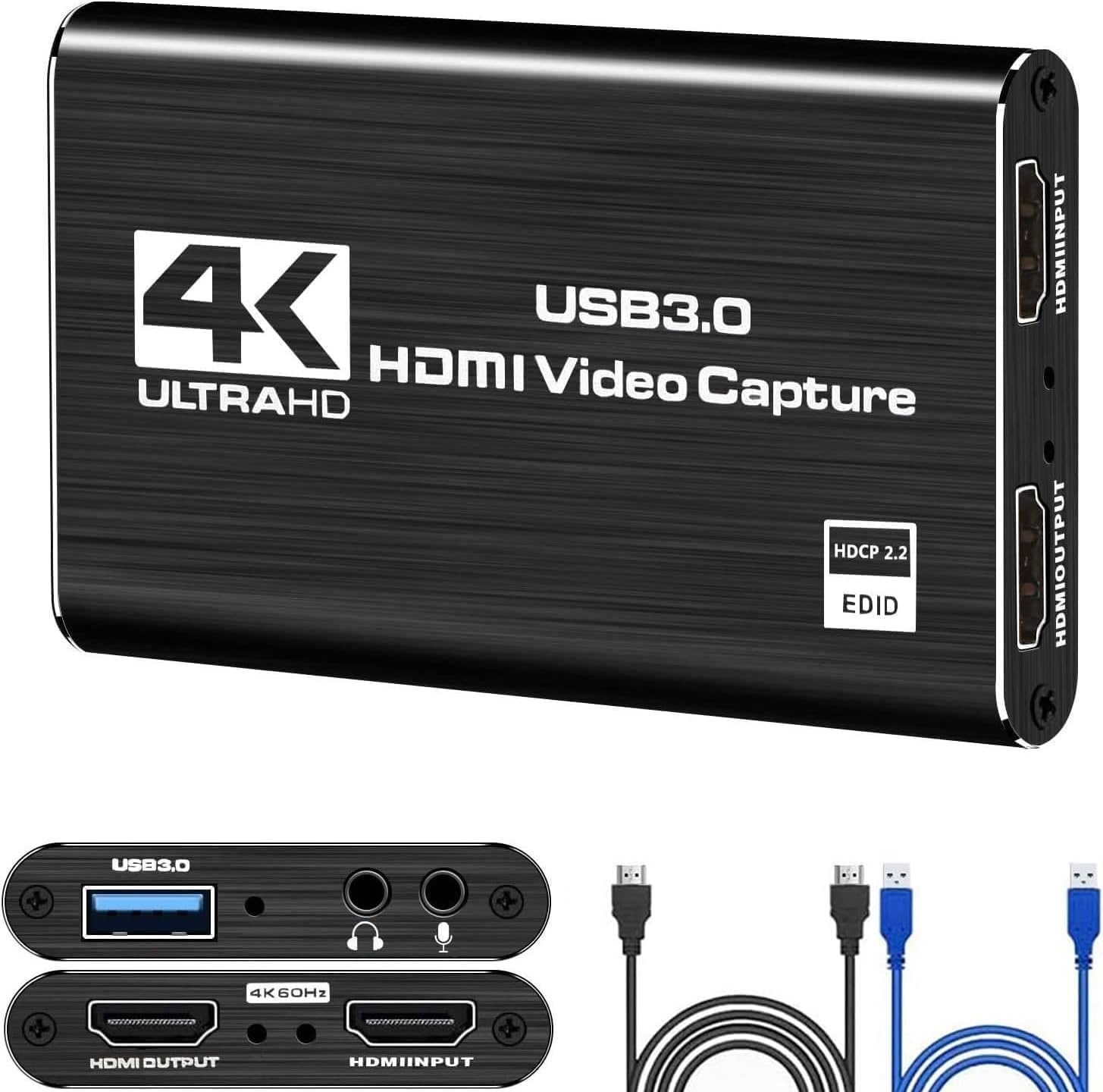 Carte d'acquisition vidéo 4K vers USB 3.0 - Jusqu'à -27% sur le prix