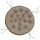 Grand coussin d'assise rond Ø 100 cm taupe - Jusqu'à 33% de remise