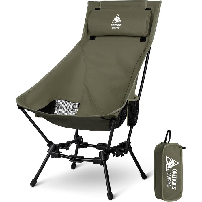 Chaise de camping pliante haut dossier - Jusqu'à 29% de réduction