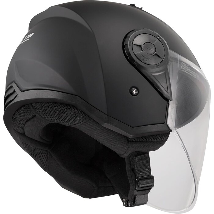 Casque Jet Moto Noir Mat ECE 22.06 - Jusqu'à -33% de réduction
