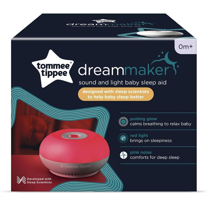 Tommee Tippee Aide au sommeil pour bébé : lumière rouge et bruit rose - Jusqu'à -33%