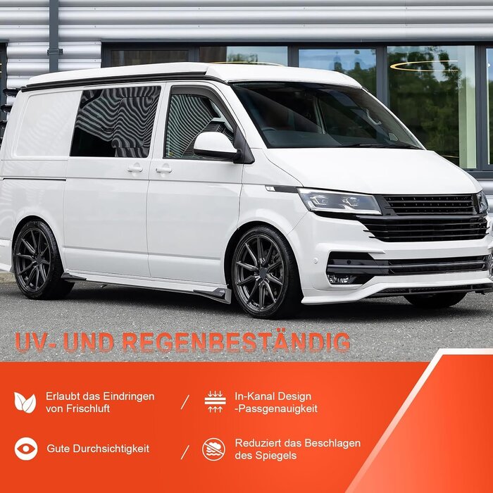 Déflecteurs d'air VW T5 et T6 - Protection pluie - Jusqu'à -33% sur l'outlet