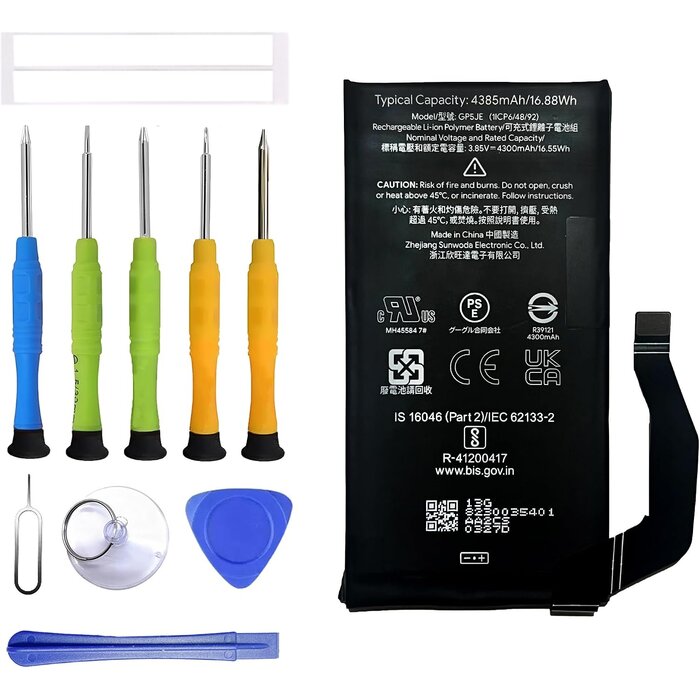 Batterie de remplacement 4300 mAh pour smartphone, kit inclus - Jusqu'à -26%
