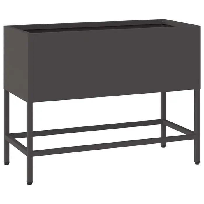 Vidaxl Jardinière surélevée en acier noir 60x26x45cm - Jusqu'à -33%