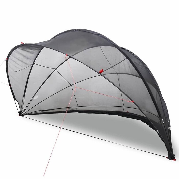 Vidaxl Dôme de piscine pliable 472x460cm - Protection UV - Jusqu'à -35%