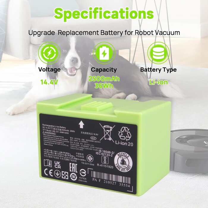 Batterie de remplacement pour aspirateur robot - Jusqu'à -28% de remise