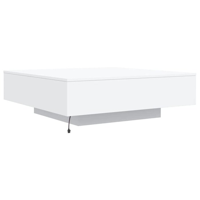 Vidaxl Table basse moderne avec LED 100x100cm - Jusqu'à -71%