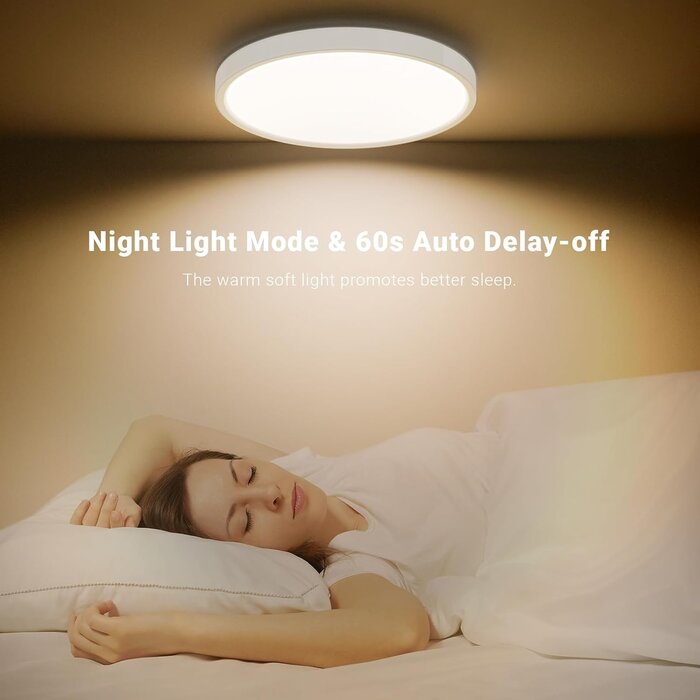 Plafonnier LED RGB 24W Ø30cm - Dimmable et étanche - Jusqu'à -28%