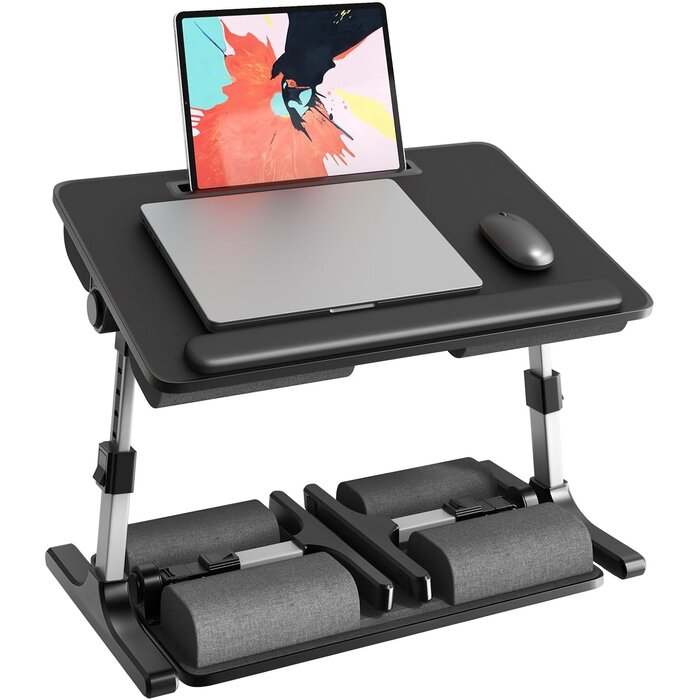 Support Ordinateur Portable Ergonomique Pliable - Noir - Jusqu'à -33%