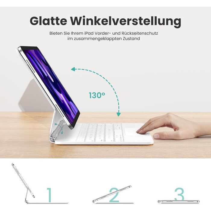 Étui Clavier Magic pour iPad 11 pouces - QWERTZ - Jusqu'à 34 % de réduction