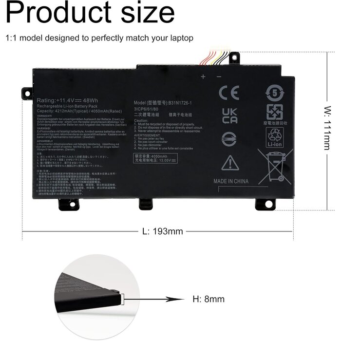 Batterie PC Portable - Jusqu'à 33% de remise sur votre pièce de remplacement