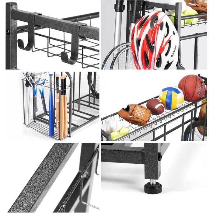 Support de Rangement 4 Vélos et Équipement Sport - Jusqu'à 29% de remise