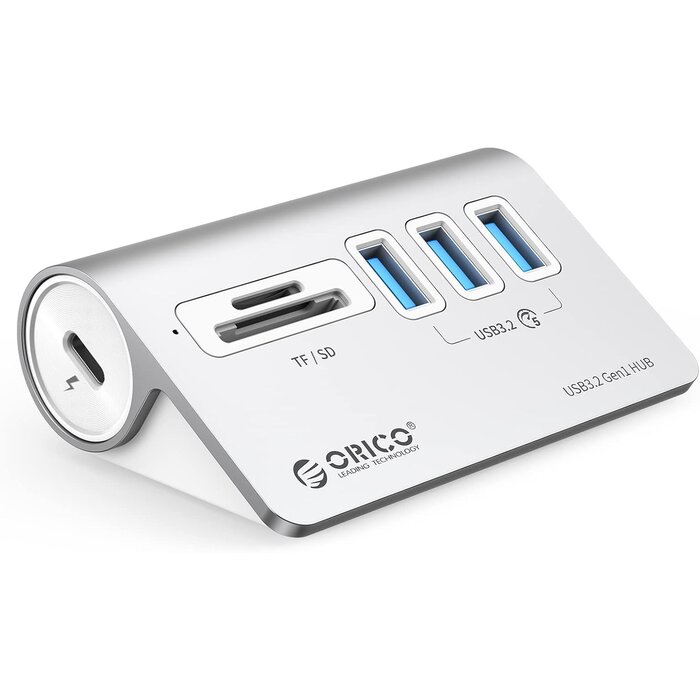Hub USB-C Aluminium 3 ports + SD/TF - Jusqu'à 32% de remise