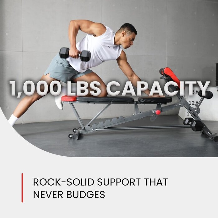 Banc de musculation multifonction réglable - Jusqu'à -30% sur votre équipement