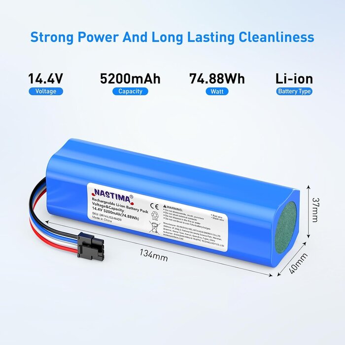 Batterie Robot Aspirateur 5200 mAh - Jusqu'à 28% de remise