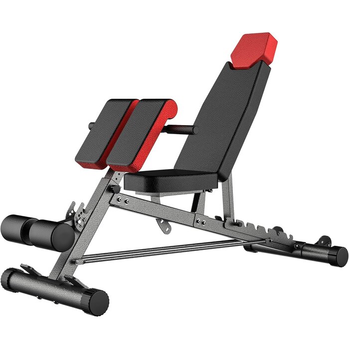 Banc de musculation réglable FID - Robuste et pliable - Jusqu'à -30%
