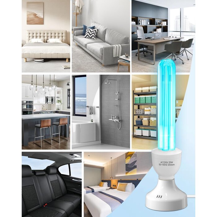 Lampe de stérilisation UVC 25W avec télécommande - Jusqu'à 31% de remise
