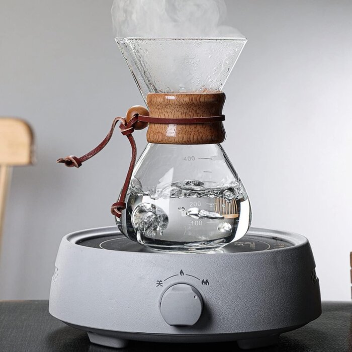 Cafetière Pour-Over 400 ml en verre - Jusqu'à 32% de remise