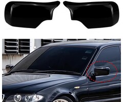 Coques de Rétroviseurs pour BMW E46 - Noir Brillant - Jusqu'à -52%