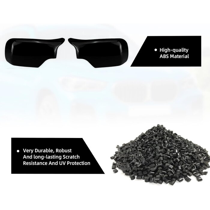 Coques de Rétroviseurs pour BMW E46 Noir Brillant - Jusqu'à -56%