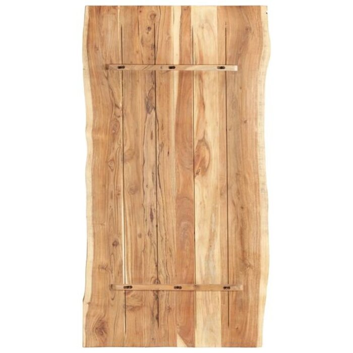 Vidaxl Plateau de table en acacia massif - Bords naturels - Jusqu'à -35%