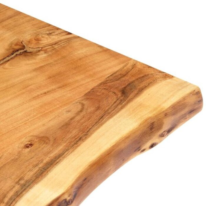 Vidaxl Plateau de table en acacia massif - Bords naturels - Jusqu'à -35%