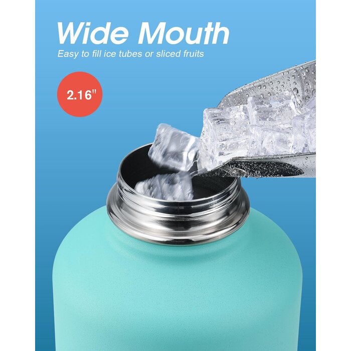 Bouteille isotherme 2L inox - Bleu dégradé - Jusqu'à -33% sur l'outlet