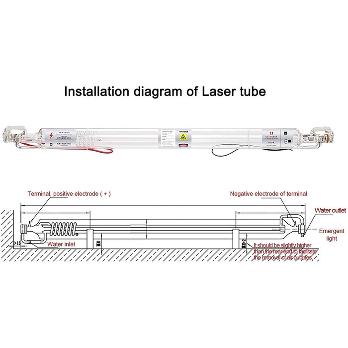 Tube Laser CO2 50W - 800mm - Jusqu'à 35% de remise sur nos modèles outlet
