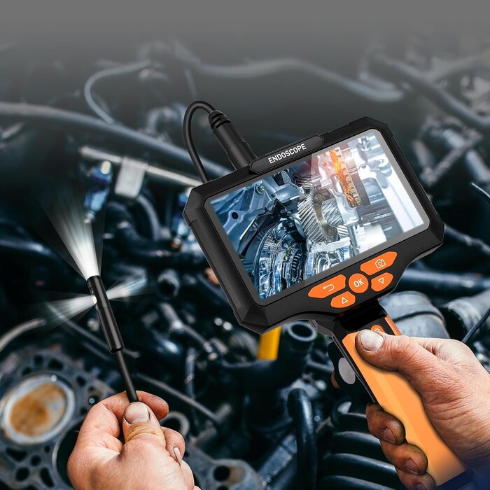 Endoscope Triple Objectif 10M, Écran 5" HD, IP67 - Jusqu'à -29%