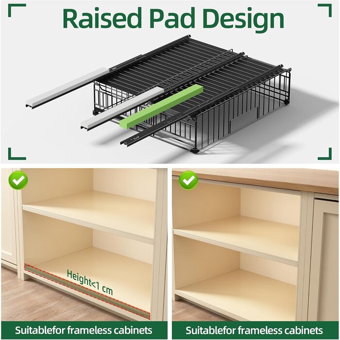 Lot de 2 organisateurs de placard coulissants extensibles - Jusqu'à 34% de remise