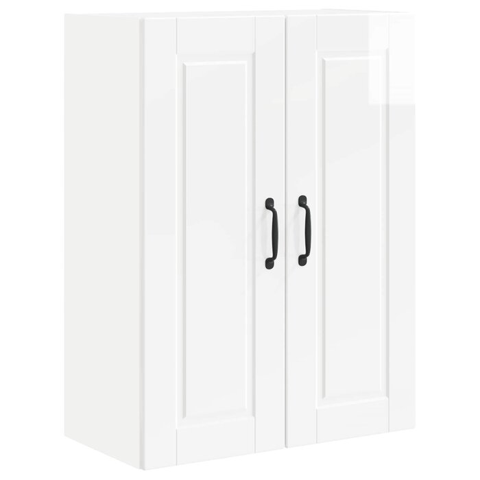 Vidaxl Meuble de cuisine mural blanc brillant - Jusqu'à 34% de remise