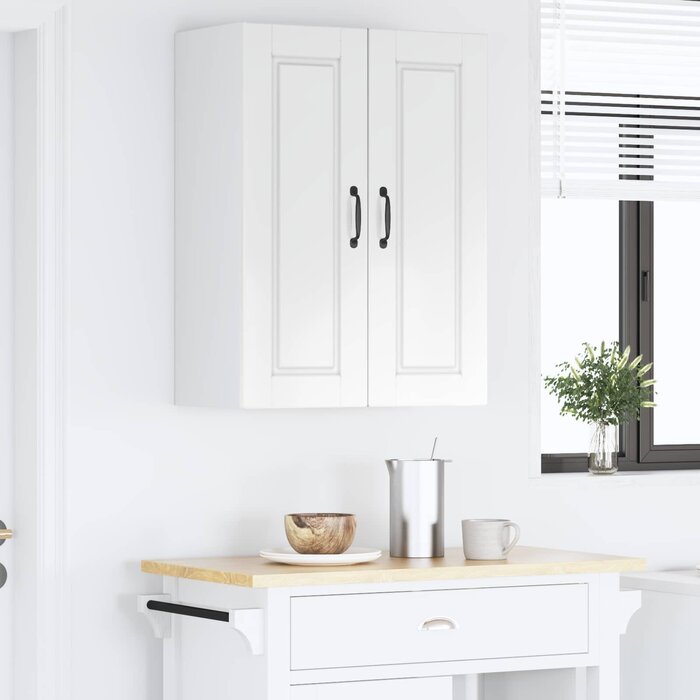 Vidaxl Meuble de cuisine mural blanc brillant - Jusqu'à 34% de remise