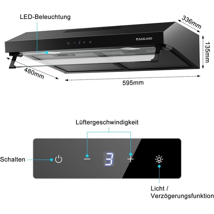 Hotte aspirante 60 cm - Double moteur - 333 m³/h - Jusqu'à -30% sur l'outlet