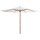 Parasol de jardin en bois 350 cm blanc sable - Jusqu'à -34%