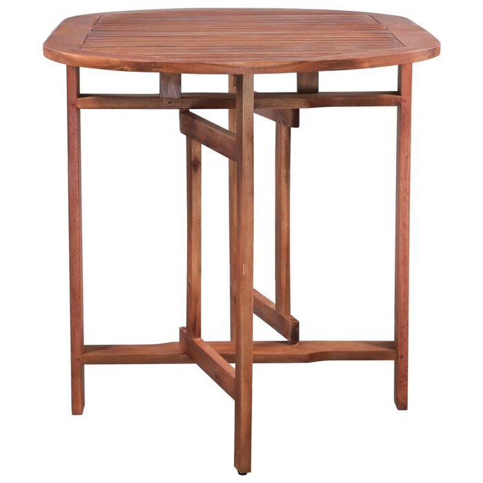 Vidaxl Table de jardin ovale en acacia - Pliable - Jusqu'à 35% de réduction