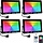Lot de 4 Projecteurs LED RGB 100W Wi-Fi - Jusqu'à -30% sur l'Outlet